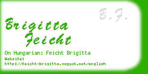 brigitta feicht business card